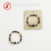 Load image into Gallery viewer, Ground Into Peace Crystal Bead Gemstone Bracelet 8mm