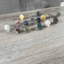 Load image into Gallery viewer, Assorted Gemstone Skull Figurines – Crystal Carvings