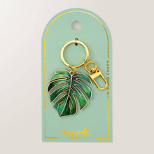 Load image into Gallery viewer, Monstera 'Deliciosa' Plant Lover Keychain, Plant Gifts