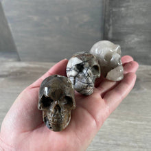 Load image into Gallery viewer, Assorted Gemstone Skull Figurines – Crystal Carvings