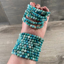 Load image into Gallery viewer, Gemstone Beaded Stretch Bracelets 6mm Assorted