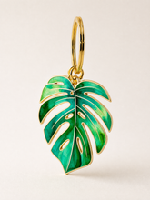 Load image into Gallery viewer, Monstera 'Deliciosa' Plant Lover Keychain, Plant Gifts