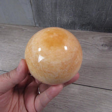 Load image into Gallery viewer, Large Orange Calcite Sphere