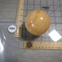 Load image into Gallery viewer, Large Orange Calcite Sphere