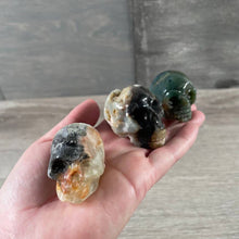 Load image into Gallery viewer, Assorted Gemstone Skull Figurines – Crystal Carvings