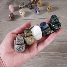 Load image into Gallery viewer, Assorted Gemstone Skull Figurines – Crystal Carvings