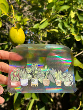 Load image into Gallery viewer, Rainbow maker Suncatcher Window Decal Sticker - Potted Plant
