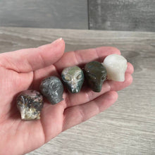 Load image into Gallery viewer, Assorted Gemstone Skull Figurines – Crystal Carvings
