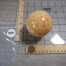 Load image into Gallery viewer, Large Orange Calcite Sphere
