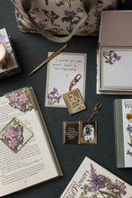 Load image into Gallery viewer, Locket Keychain, Wildflowers
