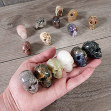 Load image into Gallery viewer, Assorted Gemstone Skull Figurines – Crystal Carvings
