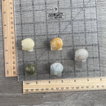 Load image into Gallery viewer, Assorted Gemstone Skull Figurines – Crystal Carvings
