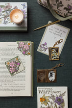 Load image into Gallery viewer, Locket Keychain, Wildflowers
