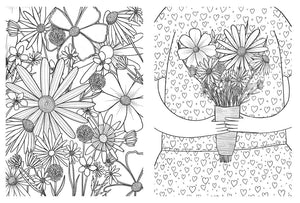 Life with Plants Coloring Book by Katie  Vaz