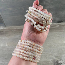 Load image into Gallery viewer, Gemstone Beaded Stretch Bracelets 6mm Assorted
