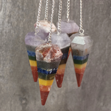 Load image into Gallery viewer, Assorted Crystal Gemstone Pendulums
