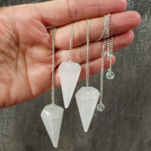 Load image into Gallery viewer, Assorted Crystal Gemstone Pendulums
