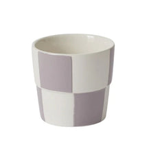 Load image into Gallery viewer, Pot: Checkerboard Pot 3.25in x 3.25in
