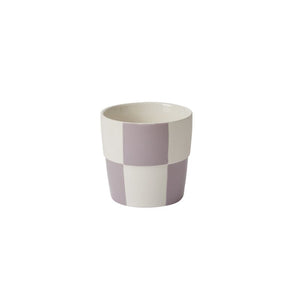 Pot: Checkerboard Pot 5"x 5"