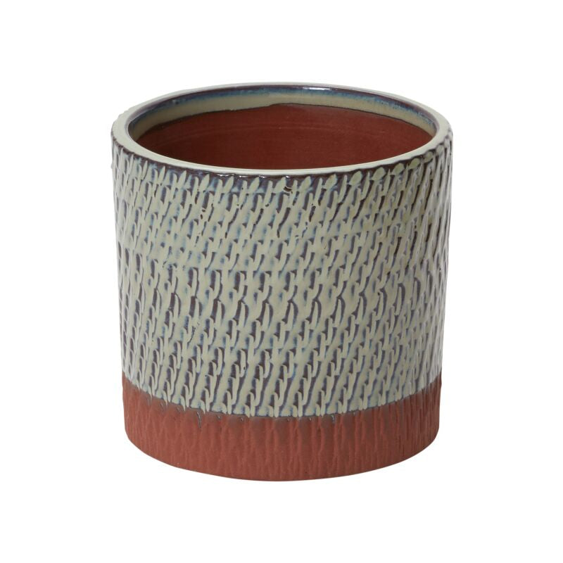 Pot: Yarrow Grey 4.75in x 4.5in