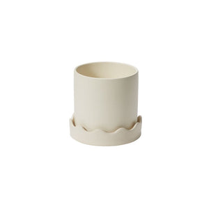 Pot: Pissaro with Saucer 6in x 5.75in