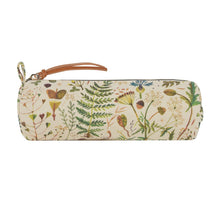 Load image into Gallery viewer, Pencil Pouch - Greens and Flowers
