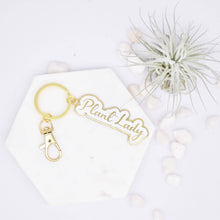 Load image into Gallery viewer, Women&#39;s Favorite Plant Lady Keychain for the green thumb
