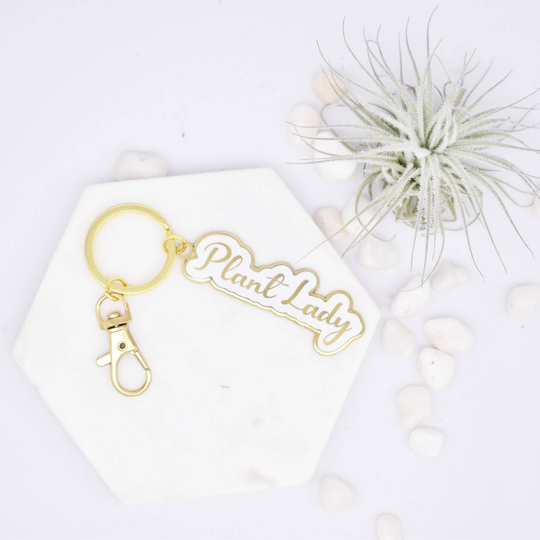 Women's Favorite Plant Lady Keychain for the green thumb