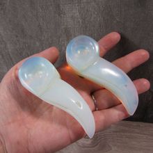 Load image into Gallery viewer, Gemstone Raven Skull Figurine Tiger Eye
