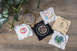 Wild Feminist DIY Embroidery Kit 8.5" x 10"