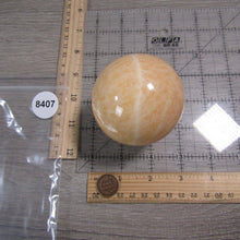 Load image into Gallery viewer, Large Orange Calcite Sphere
