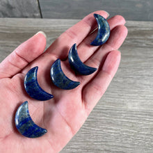 Load image into Gallery viewer, Gemstone Moons Assorted  – 1 Inch Crescent Moon Carvings Assorted

