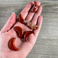 Load image into Gallery viewer, Gemstone Moons Assorted  – 1 Inch Crescent Moon Carvings Assorted
