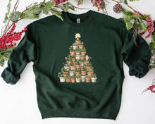 Load image into Gallery viewer, Christmas Plant Tree Shirt Funny Plant Lover Holiday T-Shirt: Green / Sweatshirt Large
